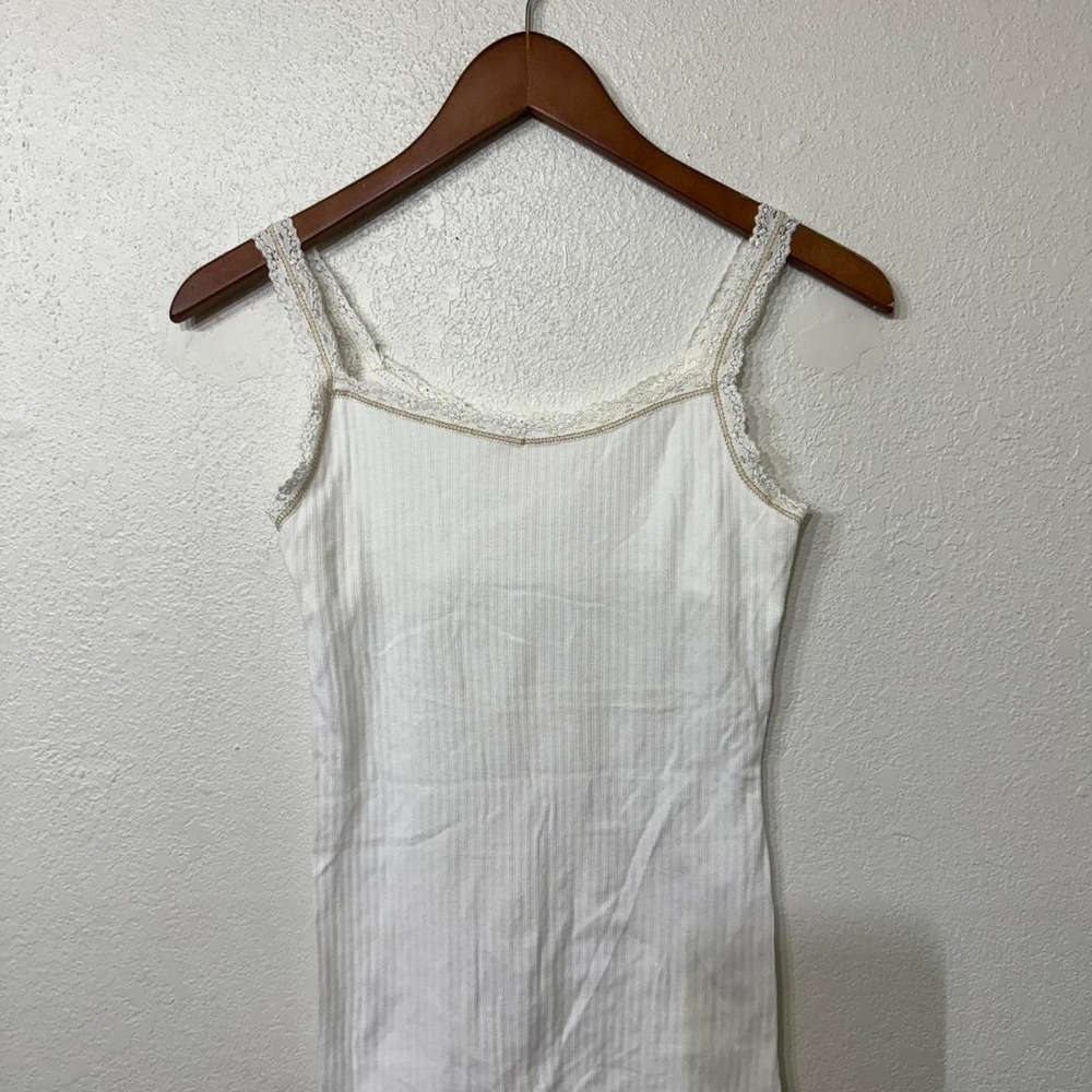 White lace tank top with a boho vibe